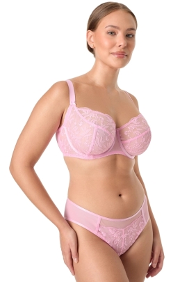 Ewa Bien Fiora różowy C322 figi tanga
