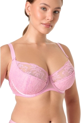 Ewa Bien Fiora różowy B150 biustonosz semi-soft
