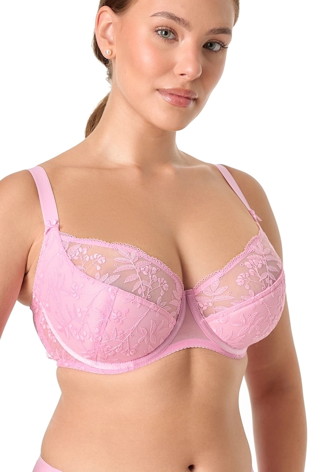 Ewa Bien Fiora różowy B150 biustonosz semi-soft