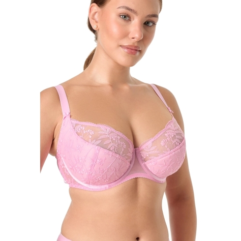 Ewa Bien Fiora różowy B150 biustonosz semi-soft