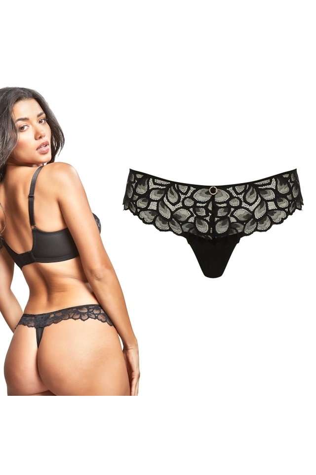 Panache Allure black/latte stringi