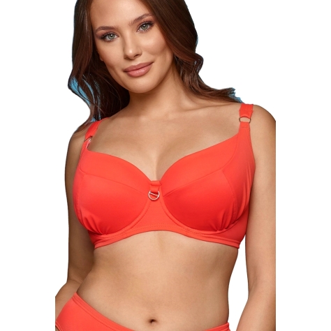 Dalia Ginger K24 koral neon 2cz usztywniany biustonosz do stroju kąpielowego Dalia Ginger K24 koral neon 2cz usztywniany biustonosz do stroju kąpielowego