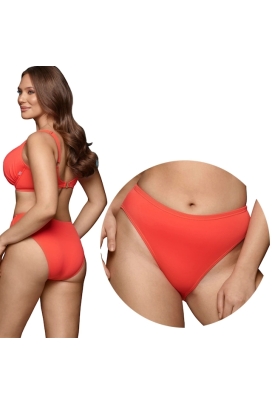 Dalia Ginger koral neon figi midi do stroju kąpielowego