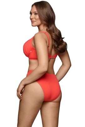 Dalia Ginger koral neon figi midi do stroju kąpielowego