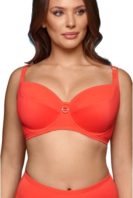 Dalia Ginger koral neon 2cz K26 soft biustonosz do stroju kąpielowego