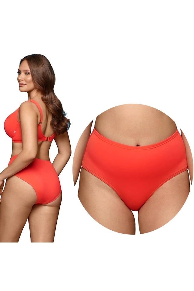 Dalia Ginger koral neon figi maxi do stroju kąpielowego