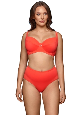 Dalia Ginger koral neon figi maxi do stroju kąpielowego