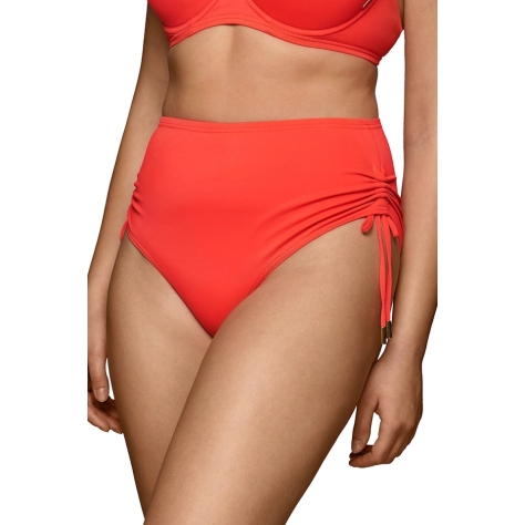 Dalia Ginger koral neon figi maxi z troczkami do stroju kąpielowego