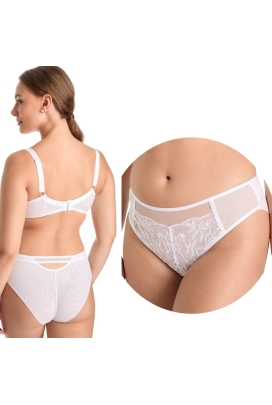 Ewa Bien Fiora biały C511 figi tanga