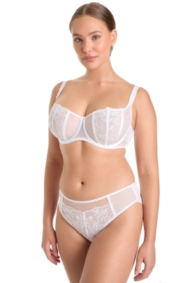 Ewa Bien Fiora biały C511 figi tanga