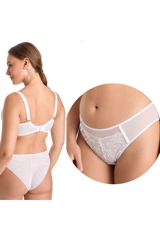Ewa Bien Fiora biały C322 figi brazyliany