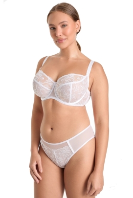 Ewa Bien Fiora biały C322 figi tanga