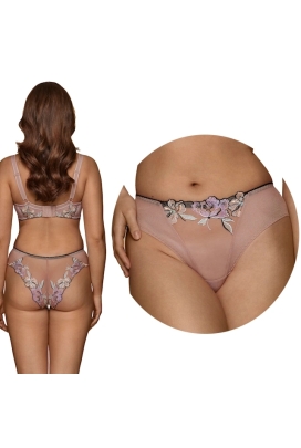 Dalia Eleonora mocca kwiaty figi tanga