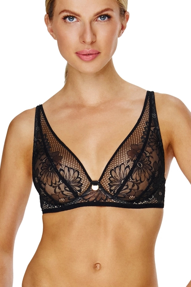Biustonosz Lupoline 155 czarny braletka soft