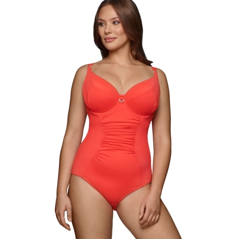 Dalia Ginger K24 koral neon 1cz strój kąpielowy jednoczęściowy