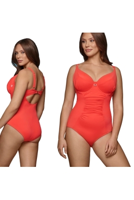 Dalia Ginger K24 koral neon 1cz strój kąpielowy jednoczęściowy