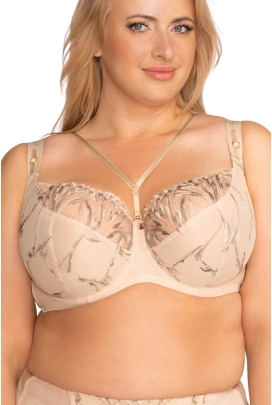 Nessa Enrice straps beżowy biustonosz soft