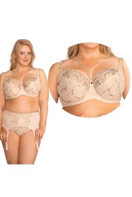 Nessa Enrice straps beżowy biustonosz soft