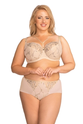 Nessa Enrice straps beżowy biustonosz soft