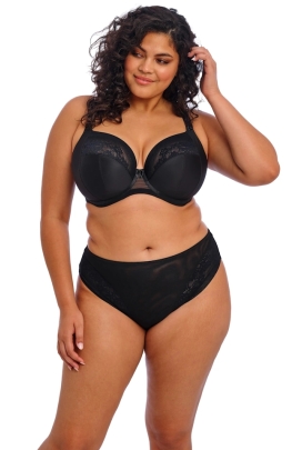 Elomi Nerina black plunge biustonosz soft