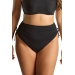 Panache Signature black figi midi z troczkami do stroju kąpielowego