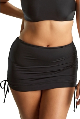 Panache Signature black figi ze spódnicą strój kąpielowy