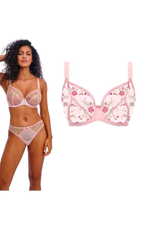Freya Love Crush pink champagne biustonosz soft plunge