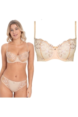 Samanta Perla A142 złoty biustonosz soft