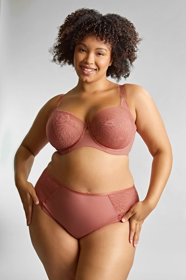 Sculptresse by Panache: Sophia sienna rose biustonosz full cup