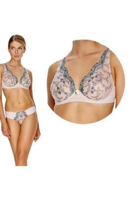 Lupoline 2552 beż zieleń braletka biustonosz soft