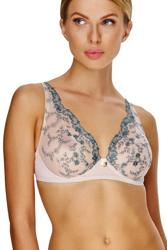 Lupoline 2552 beż zieleń braletka biustonosz soft