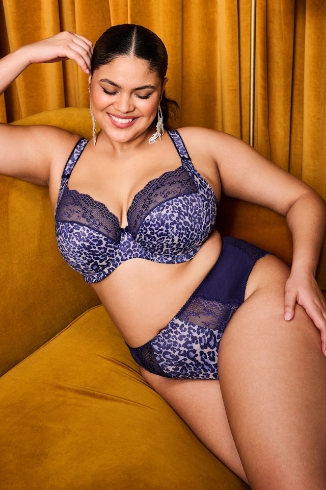 Elomi Lucie midnight biustonosz soft plunge