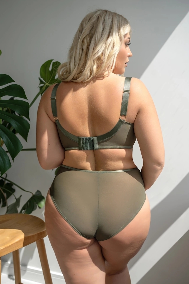 KrisLine Lulu khaki figi wysokie