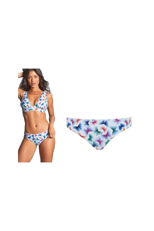 Panache Flutter print figi bikini majtki do stroju kąpielowego