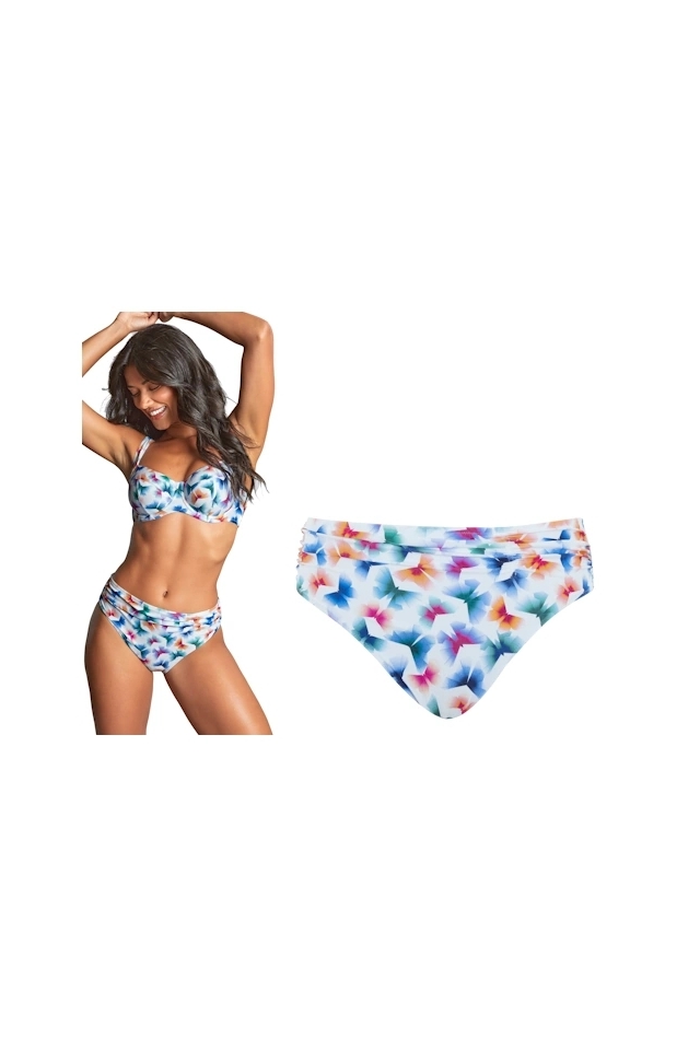 Panache Flutter print figi midi majtki do stroju kąpielowego