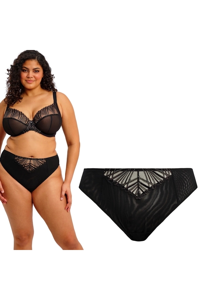 Elomi Reja black figi brazyliany