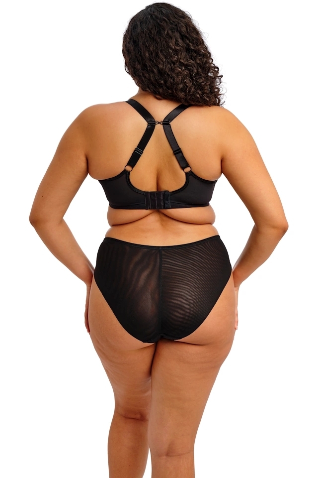 Elomi Reja black plunge biustonosz soft