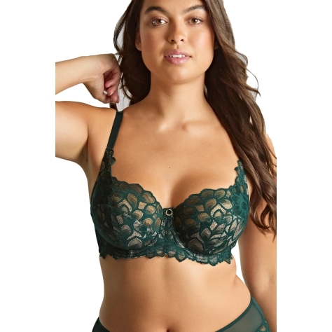 Panache Allure forest green biustonosz soft full cup