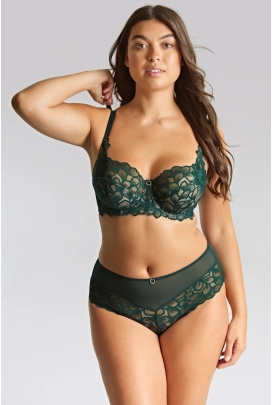 Panache Allure forest green biustonosz soft full cup