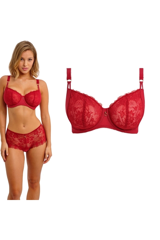 Biustonosz Fascinate cherry half cup soft