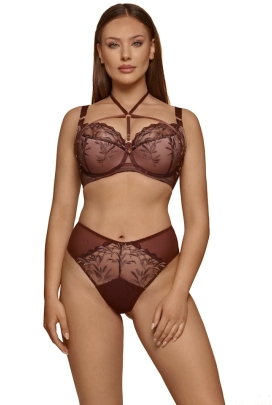 Dalia Choco brąz stringi wysokie