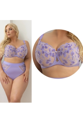 KrisLine Lili lilak full-cup biustonosz soft
