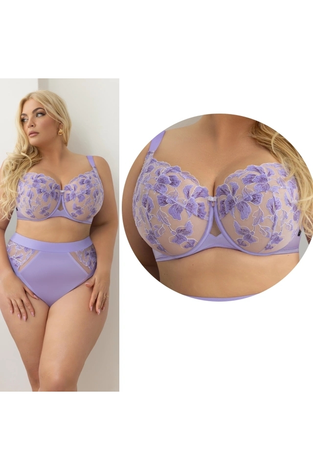 KrisLine Lili lilak full-cup biustonosz soft