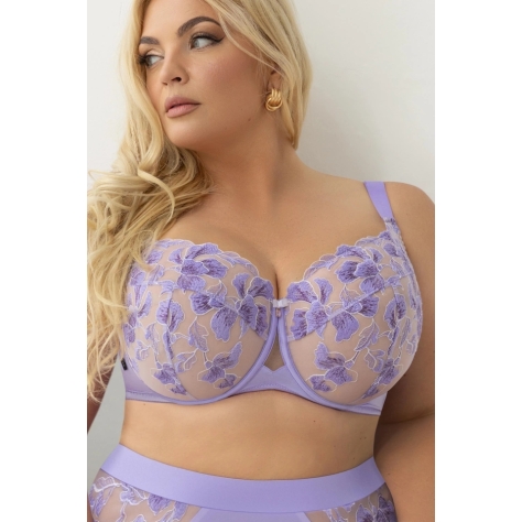 KrisLine Lili lilak full-cup biustonosz soft KrisLine Lili lilak full-cup biustonosz soft