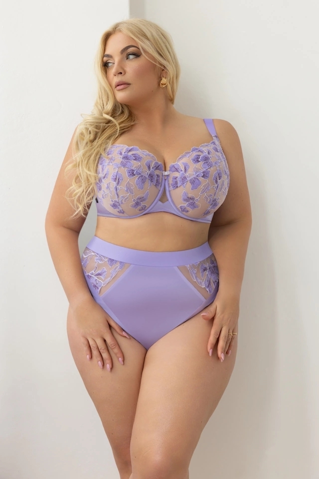 KrisLine Lili lilak full-cup biustonosz soft