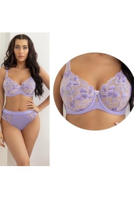 KrisLine Lili lilak bralette biustonosz soft