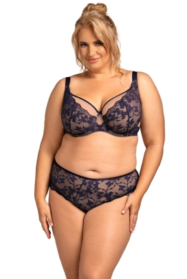 Nessa Ana navy blue biustonosz soft