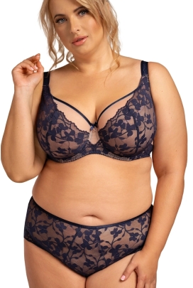 Nessa Ana navy blue biustonosz soft