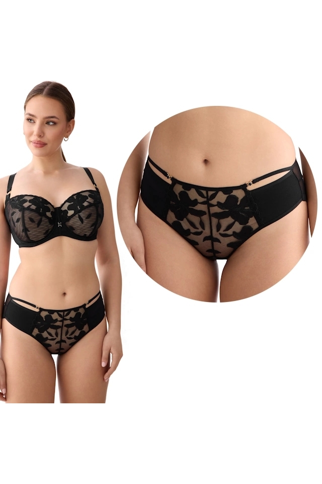 Ewa Bien Emma czerń C511 figi tanga