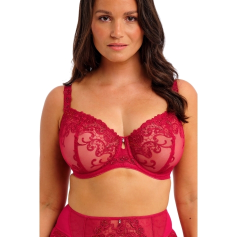 Fantasie Portia red half-cup biustonosz soft